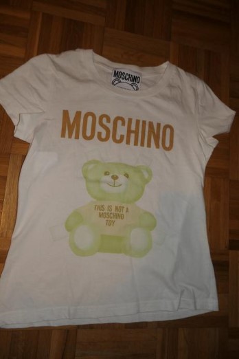Moschino bear original damske bavlnene s/m, moschino,s
