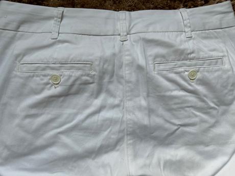 Biele mäkkučké nohavice nautica, 38