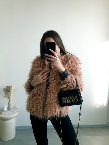 Kožúšok xs, h&m,xs