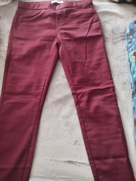 Bordové nohavice, clockhouse,40