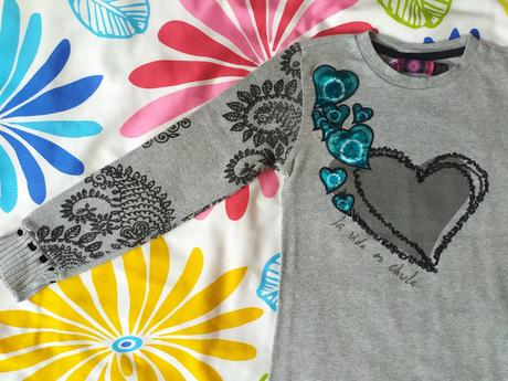 Desigual pulover/ tricko 122/ 128, desigual,122