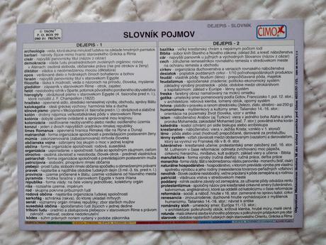 Dejepis v kocke kompletná sada 9 ks obojstranných,