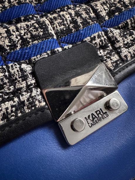 Karl lagerfeld - tvídová kabelka, karl lagerfeld