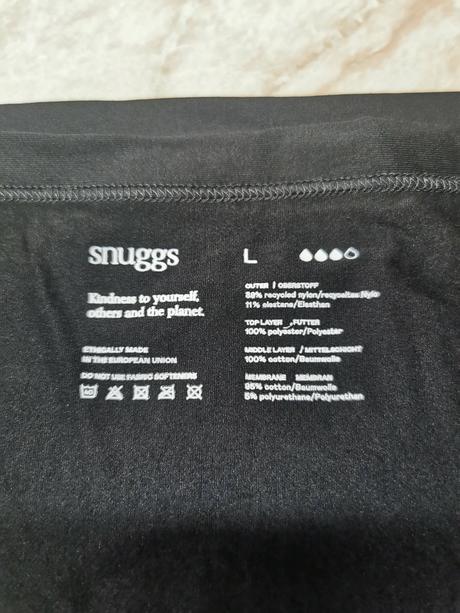 Menštruačné nohavičky snuggs veľkosť l, l