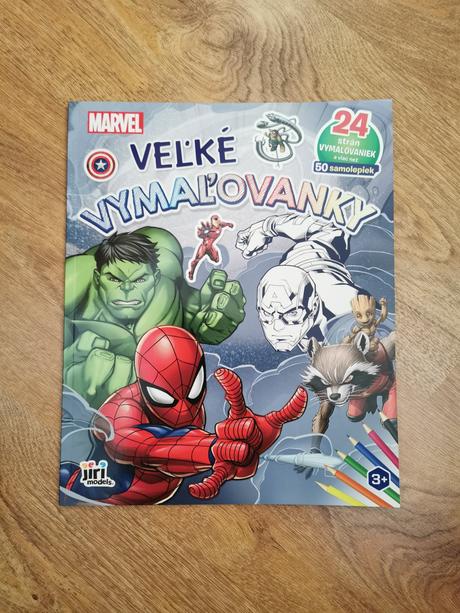 Veľké vymaľovánky so samolepkami, 