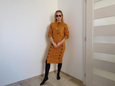 Šaty dámske imitácia brúsenej kože-38v,, 38