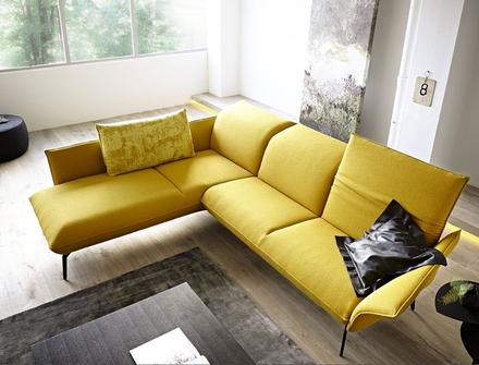 Sedačka rohová + taburet, 