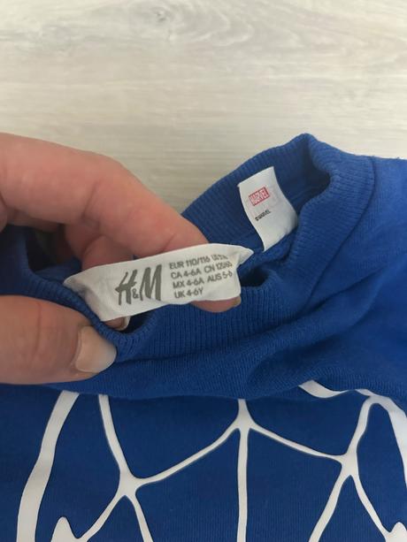 Mikina spiderman, h&m,104