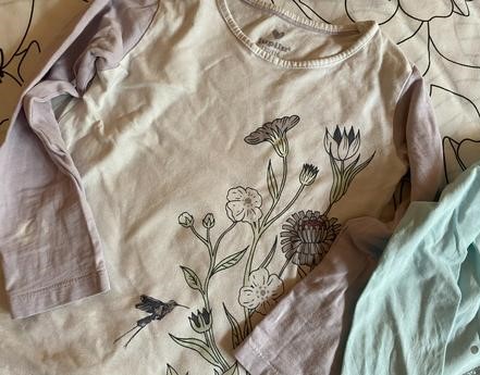 Tričko - nátelník s aplikáciou lupilu v. 110/116, lupilu,110