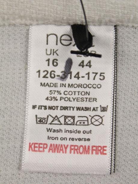 -eleganté cullote trojštvrťové nohavice nextveľ.44, next,l