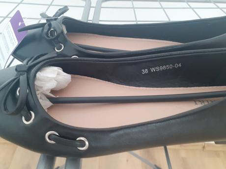 Cierne balerinky damske, 38