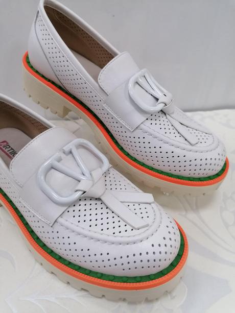 Dámske kožené mokasíny 23220575 z,b,ca, 36 - 41