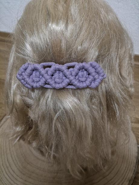 Macrame spona do vlasov-väčšia, 