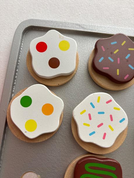 Dreveny set pečenie sušienok,