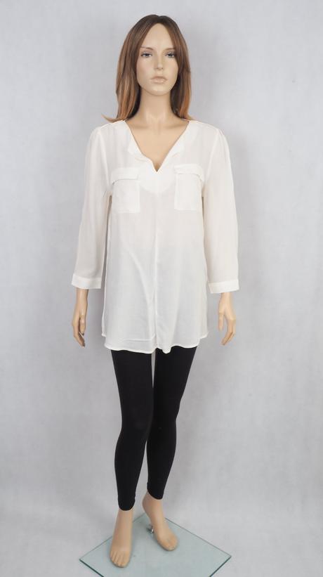 Kvalitná biela blúzka zero, 38