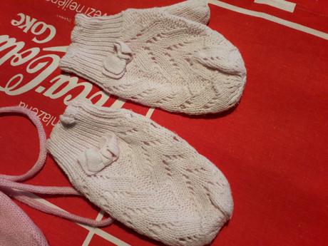 Rukavičky, 3 ks - 2-4 mesiace, 68