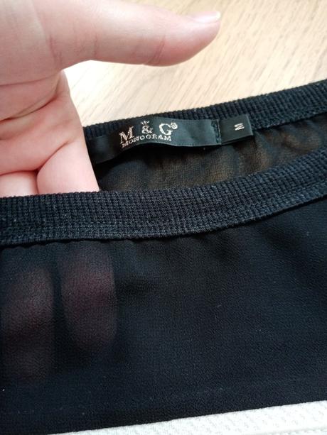 Mikina s priehľadnými rukávmi, m