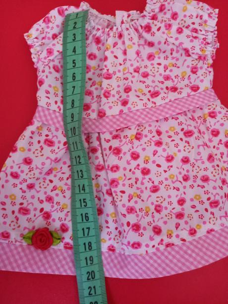 Šaty pre bábiku baby rose 2 ks, 