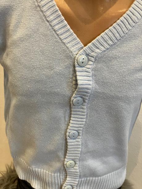 Dievčenský sveter svetlomodrý h&m (86), h&m,86