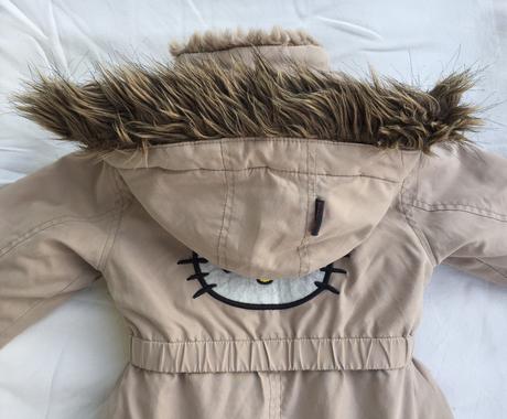 Kožušinková bunda hello kitty, sanrio,98