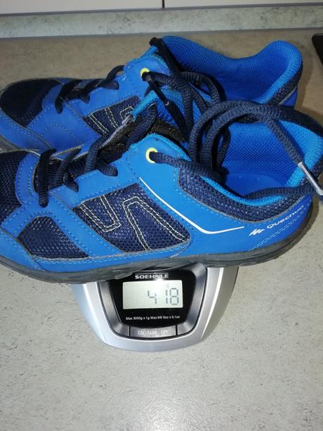 Detské tmavomodré botasky., quechua,36