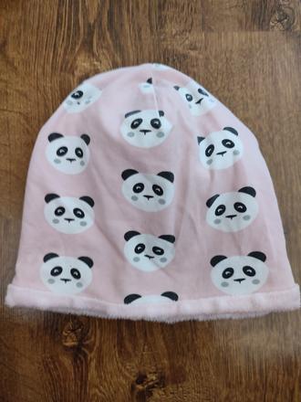 Obojstranná čiapka panda 50-54, 116 / 122 / 128 / 134 / 140