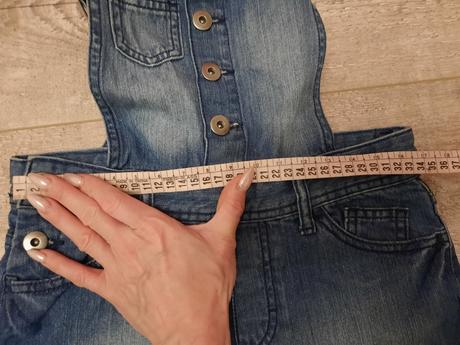 Riflové krátke nohavice s trakmy, f&f,140