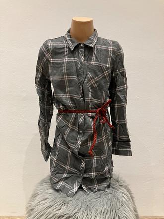 Dievčenské košeľové šaty kárované (104), 104