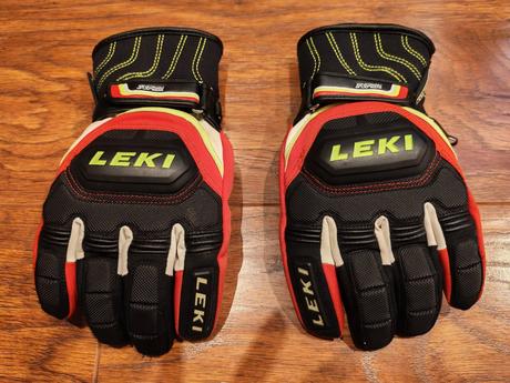 Lyžiarske detské zjazdové rukavice leki worldcup, s