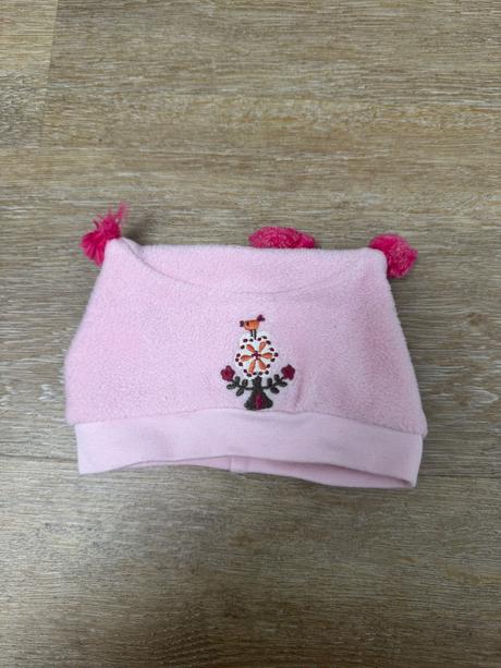 Ružová čiapka beebies 4-9mes., beebies,68