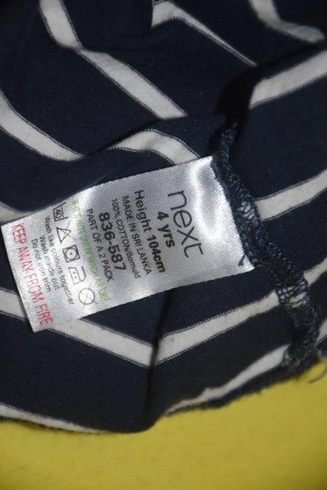 Nadherne namornicke tricko s flitrovou maslou 3-5r, next,104