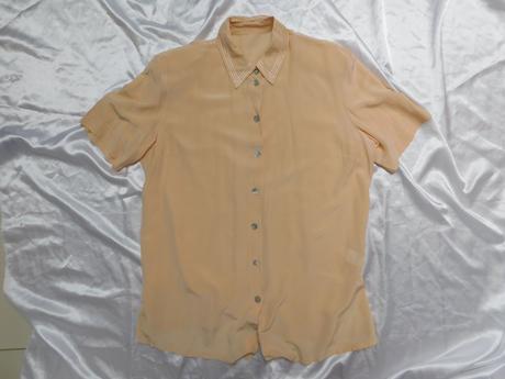 Kvalitna hodvabna košelova bluzka, 44