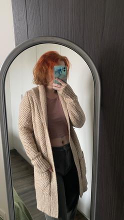 Béžový f&f kardigán / sveter, f&f,xs