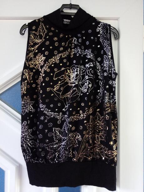 Krasny elegantny top m/l, batik, m