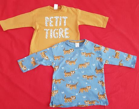 Tričká h&m 2ks, h&m,74