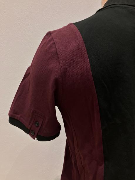 Chlapčenské polo tričko bordovo-čierne (16 r.), original marines,176