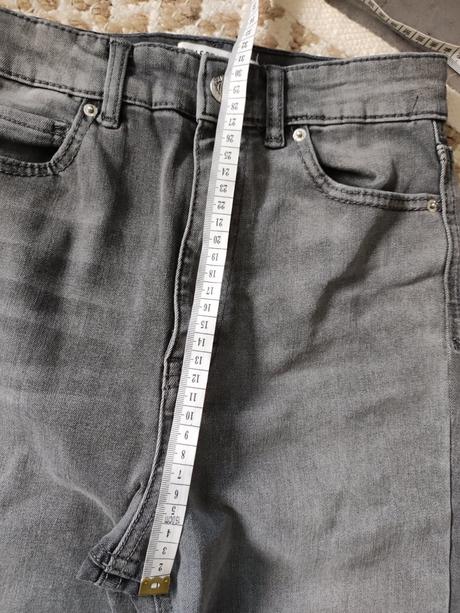 Rifle s extra extra vysokým pásom 25, pull&bear,xs