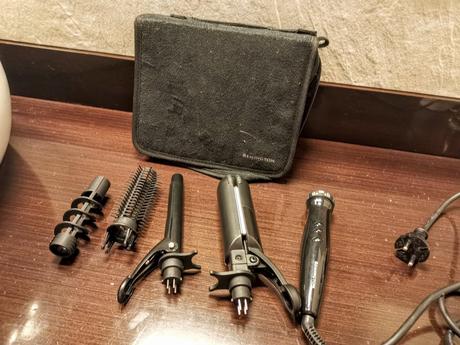 Žehlička na vlasy- set remington, 