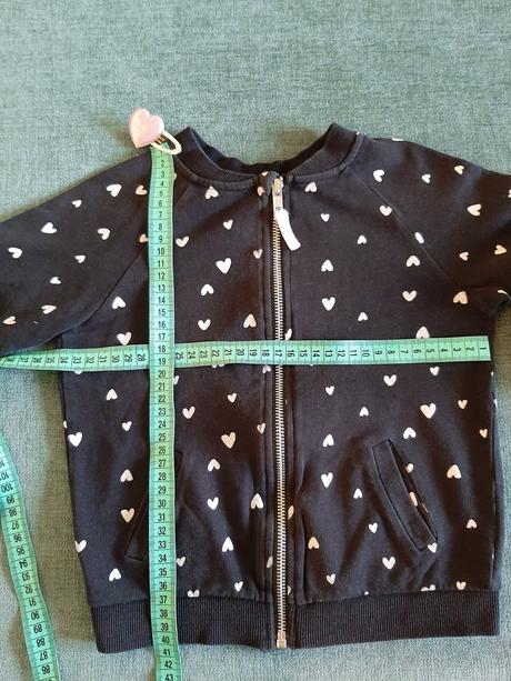 Tepláková bunda, h&m,116