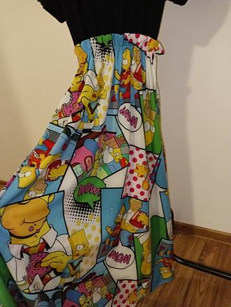 Maxi šaty the simpsons, s