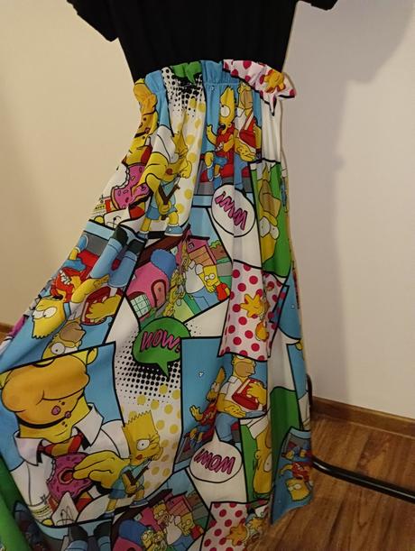 Maxi šaty the simpsons, s