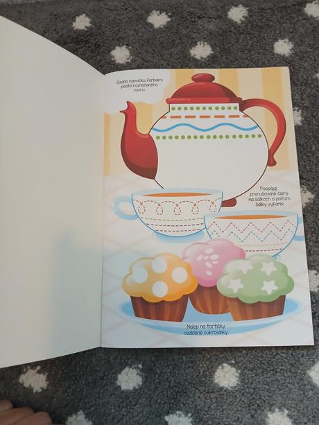 Pracovny zosit s nalepkami - farby,