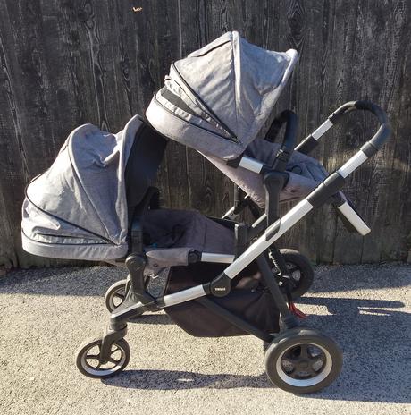 Sportovy kocik thule sleek + surodenecky /dvojicky, thule,thule sleek