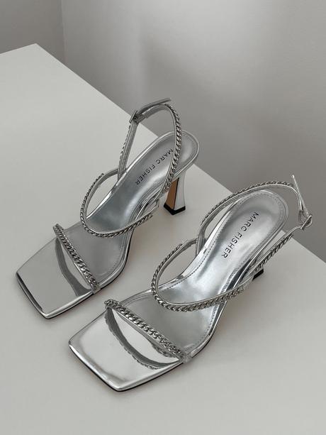 Marc fisher slingback sandále s hranatou špičkou, 37