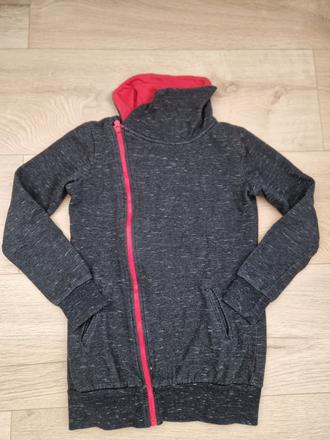 Mikina sivá dlhá reserved 140, reserved,140