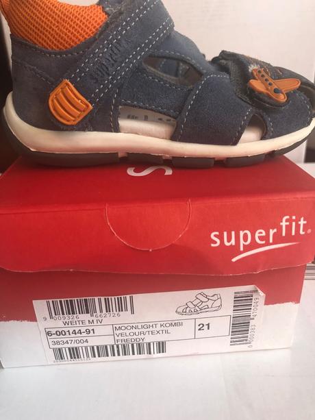 Kožené sandálky superfit veľkosť 21, superfit,21