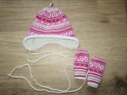 Zimná čiapka s rukavičkami, brendon,80