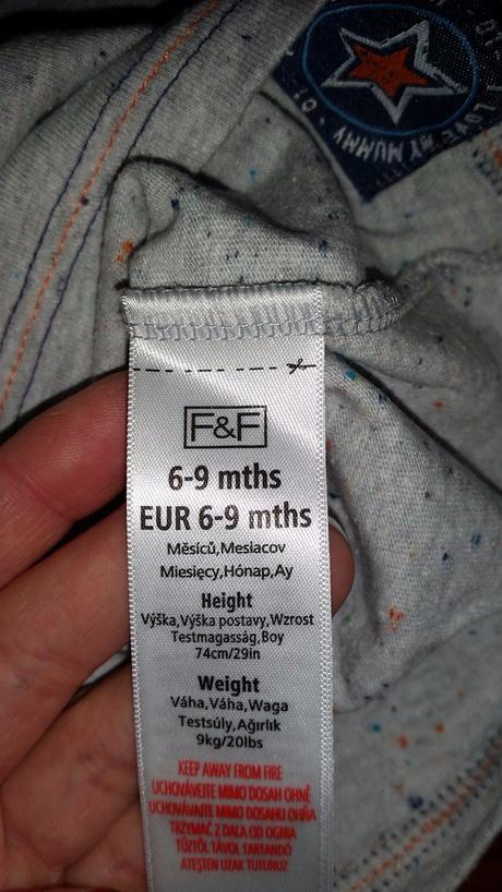 Melirovane tricko, f&f,74