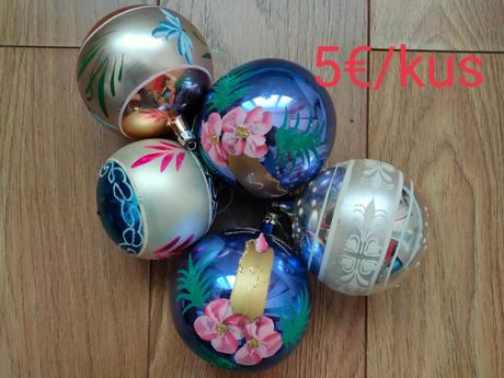 Retro vianočné gule, 