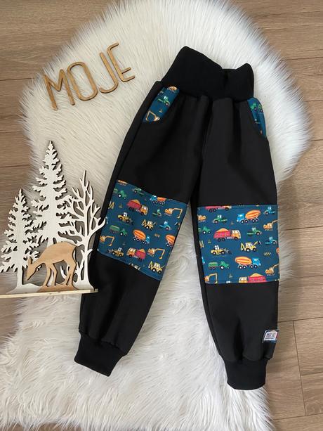 Softshellove nohavice, 92 - 128